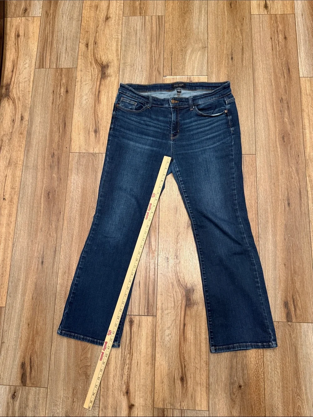 Judy Blue Bootcut 15/32 Dark Wash Jeans Stretch Denim Mid Rise